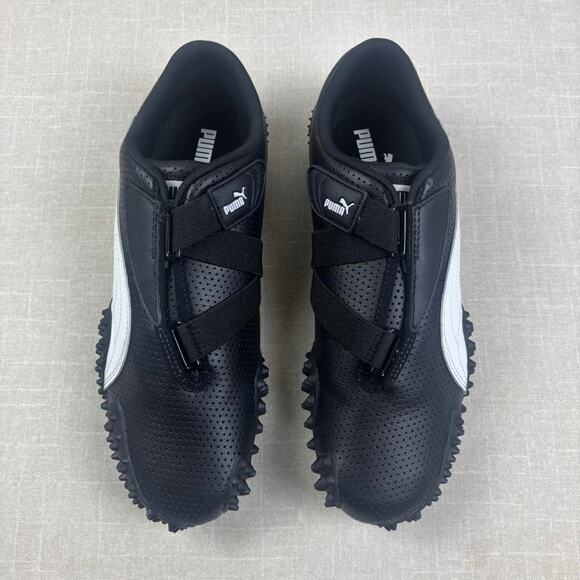 🐼 2024 Puma Mostro Perforated Leather “Black White” 7.5W - Picture 4 of 7